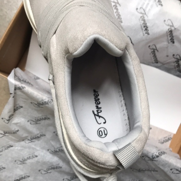 Women Trendy Mixed suede sneakers - Picture 5 of 6